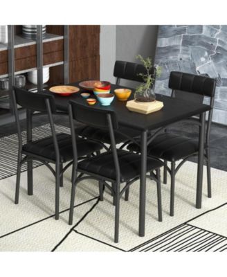 Bar Stools Set of 2, Upholstered Counter Height Barstools with Back, Kitchen Bar Stools with Footrest, Bar Chairs for Kitchen Island, Counter Bar, Easy Assembly