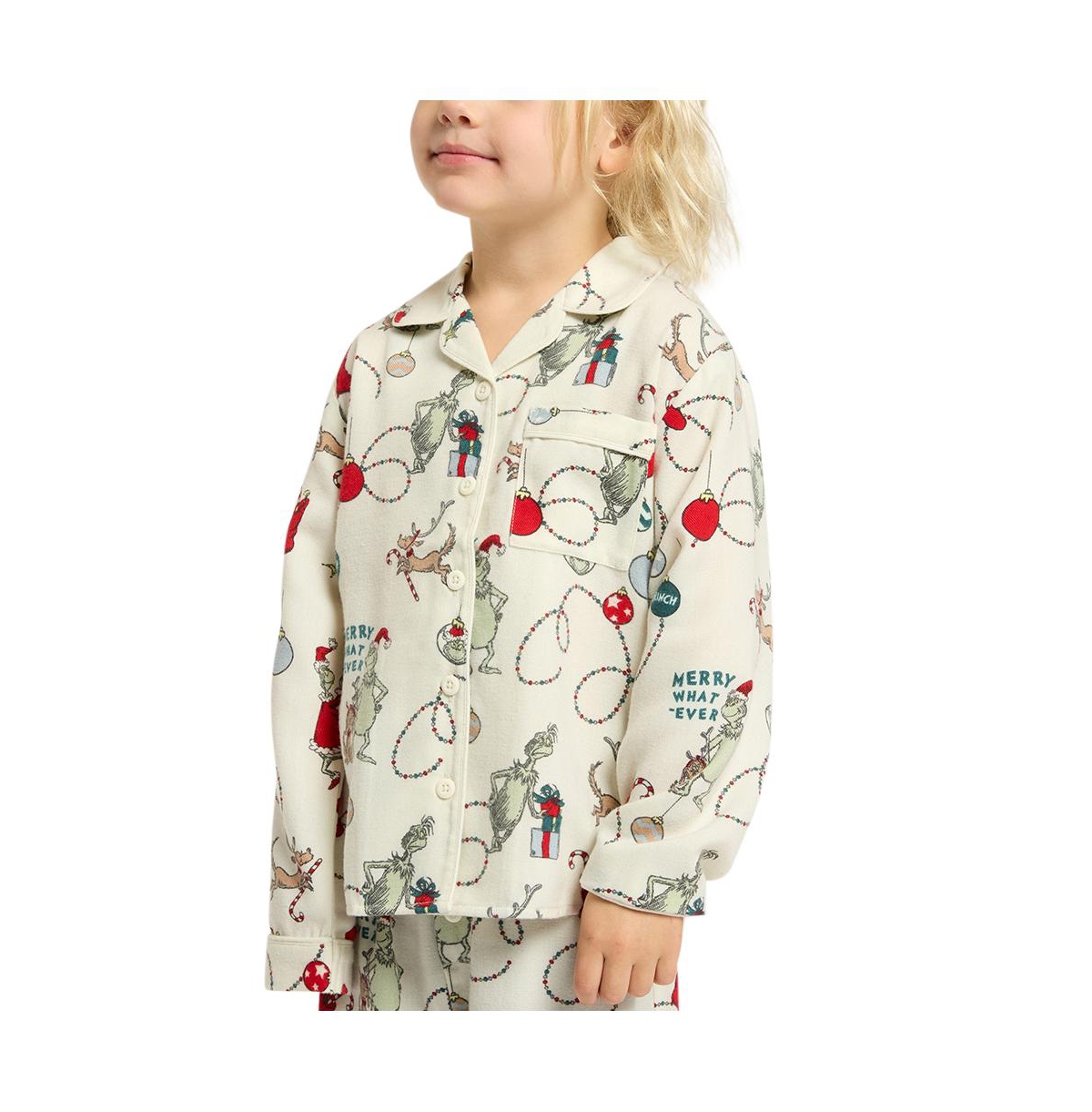 Cotton On Big Boys Little/Big Harvey Long Sleeve Pyjama Set Licensed -merry whatever