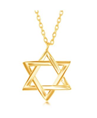 Sterling Silver Star of David Necklace