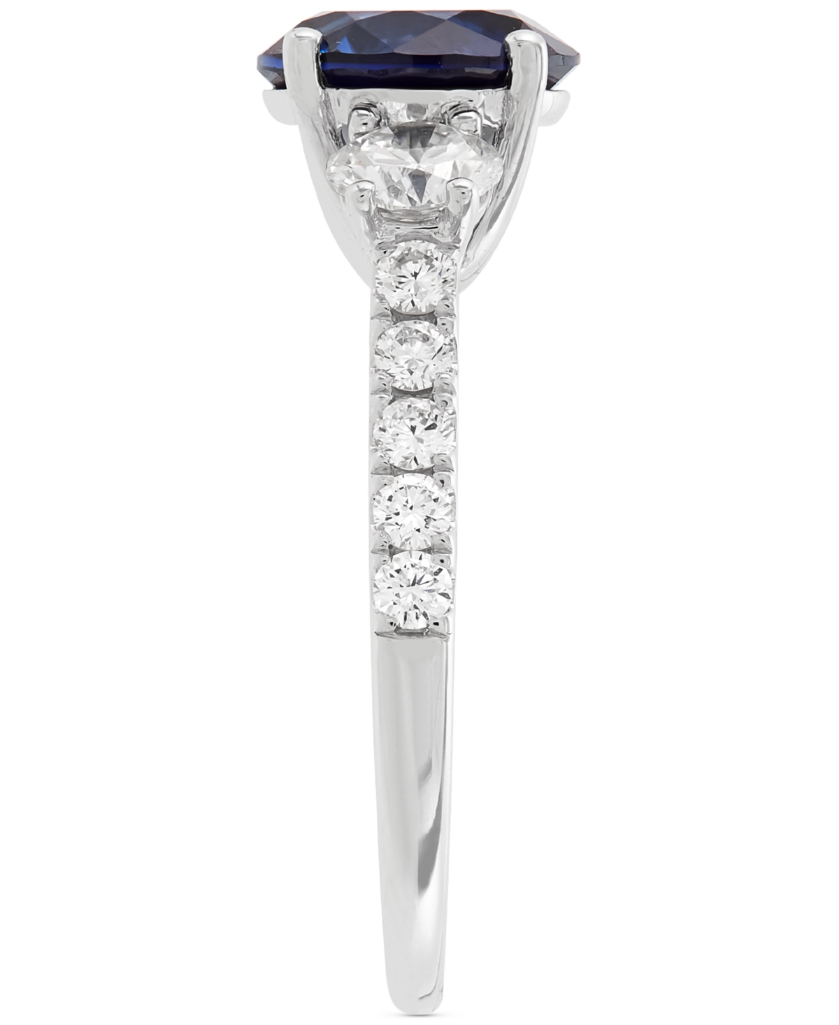 Grown With Love Lab Grown Ruby (3 Ct. T.w.) & Lab Grown Diamond (1 Ct. T.w.) Ring In 14k Gold (also In Lab Grown Eme In Sapphire
