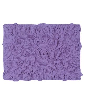 Bell Flower Bath Rug, 17" x 24"