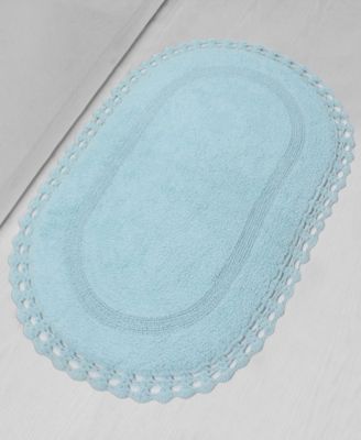 Hampton Crochet Reversible Bath Rug, 24" x 40"