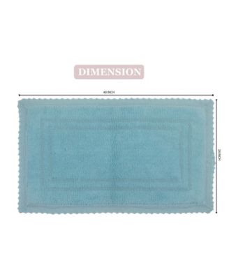 Opulent Reversible Bath Rug, 24" x 40"