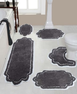 Allure Bathroom 5-Pc. Bath Rug Set