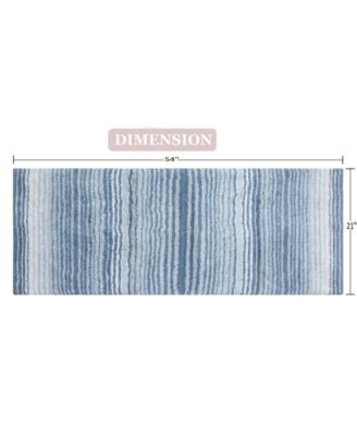 Gradiation Bath Rug, 21" x 54"