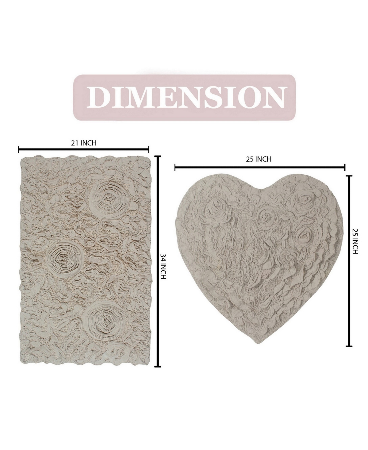 Home Weavers Modesto -Pc. Bath Rug Set