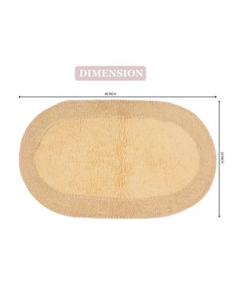 Home Weavers Double Ruffle Bath Rug, 24" x 40"