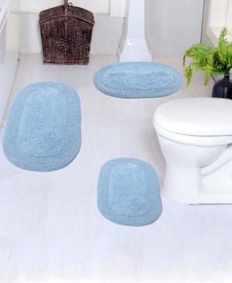 Double Ruffle 3-Pc. Bath Rug Set