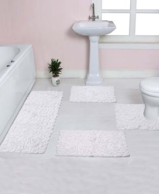 Bell Flower 4-Pc. Bath Rug Set