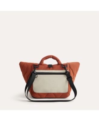 Walker Roll Top Lunch Bag with Adjustable Shoulder Strap Tangerine