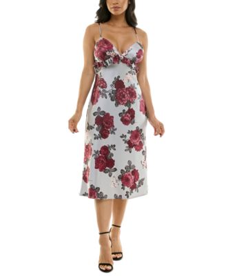 pear culture - Juniors' Ruffled Empire-Waist Midi Dress