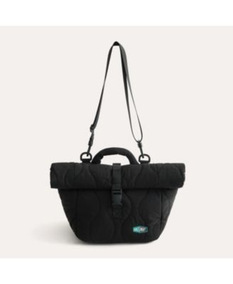 Walker Roll Top Lunch Bag with Adjustable Shoulder Strap Tangerine