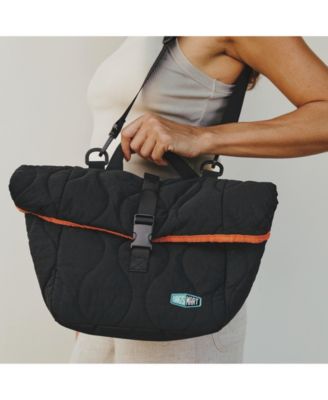 Walker Roll Top Lunch Bag with Adjustable Shoulder Strap Tangerine