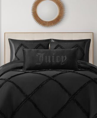 Silver-Tone Rhinestone Decorative Pillow, 16" x 36"