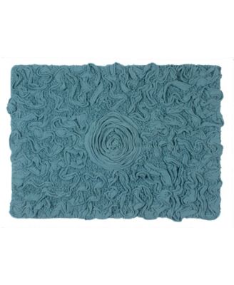 Bell Flower Bath Rug, 17" x 24"