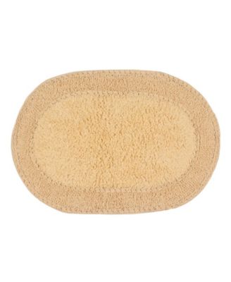 Double Ruffle Bath Rug, 17" x 24"