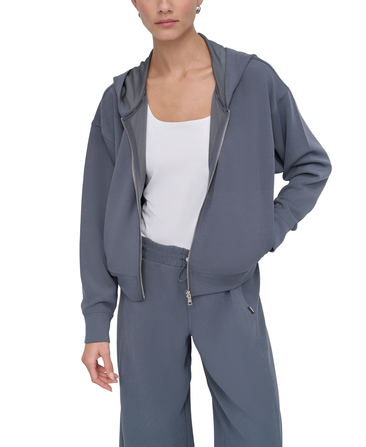 Women's Highline Ribbed Hoodie - Turbulence