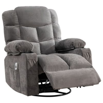 Recliner Chair Rocking Chairs for Adults with a Manual Massage and Heat