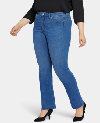 Plus Size Le Silhouette Slim Bootcut Jeans