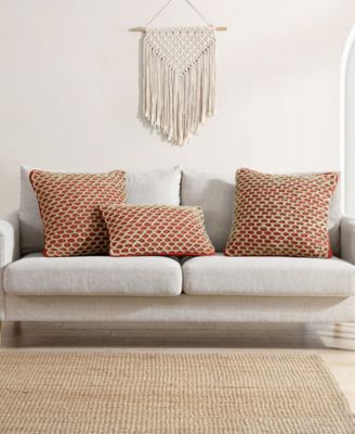 Jada Jute Decorative Pillow, 12" x 20"