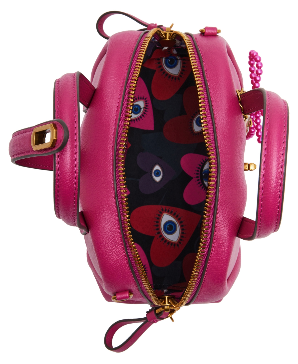 Betsey Johnson Heart Beat Satchel Bag