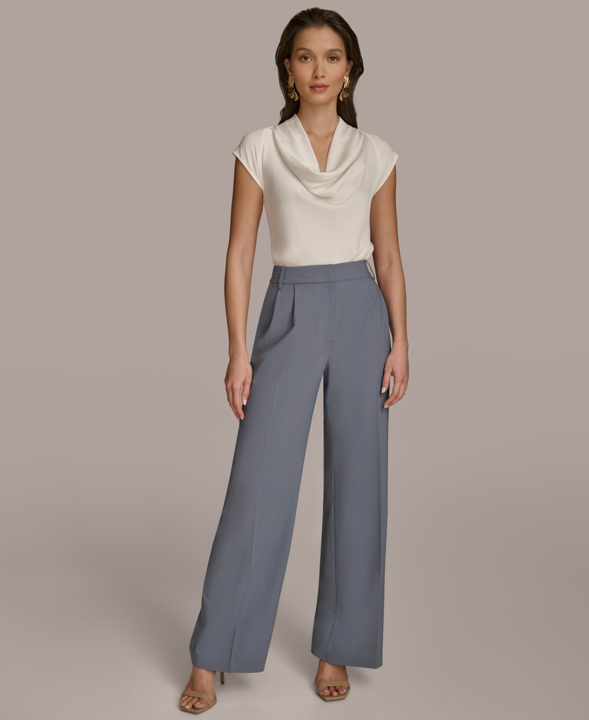 Donna Karan New York Women's Wide Leg Pants