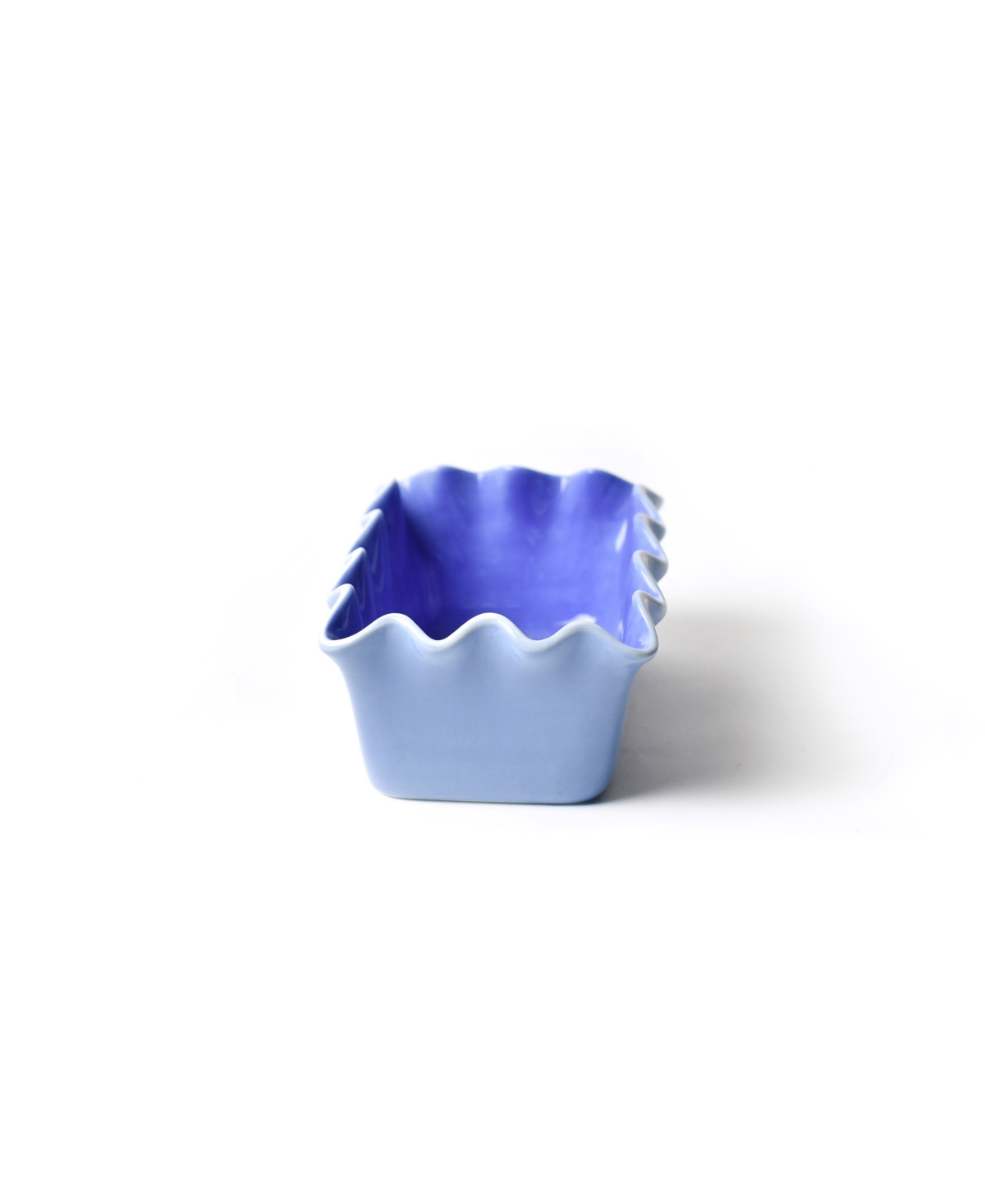 Coton Colors Iris Ruffle Loaf Pan In Blue