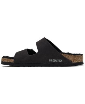 Women's Arizona Shearling Synthetic Sandals from Finish Line