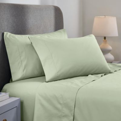 1000-TC Cotton Blend Solid Deep Pocket Sheet Set, Queen