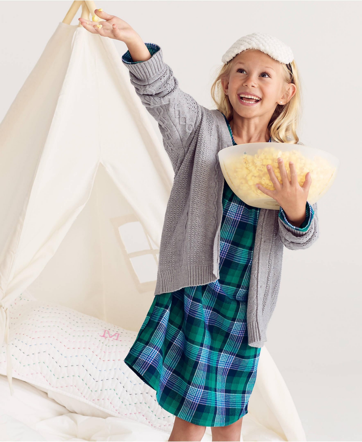 Lands' End Big Girls Flannel Nightgown