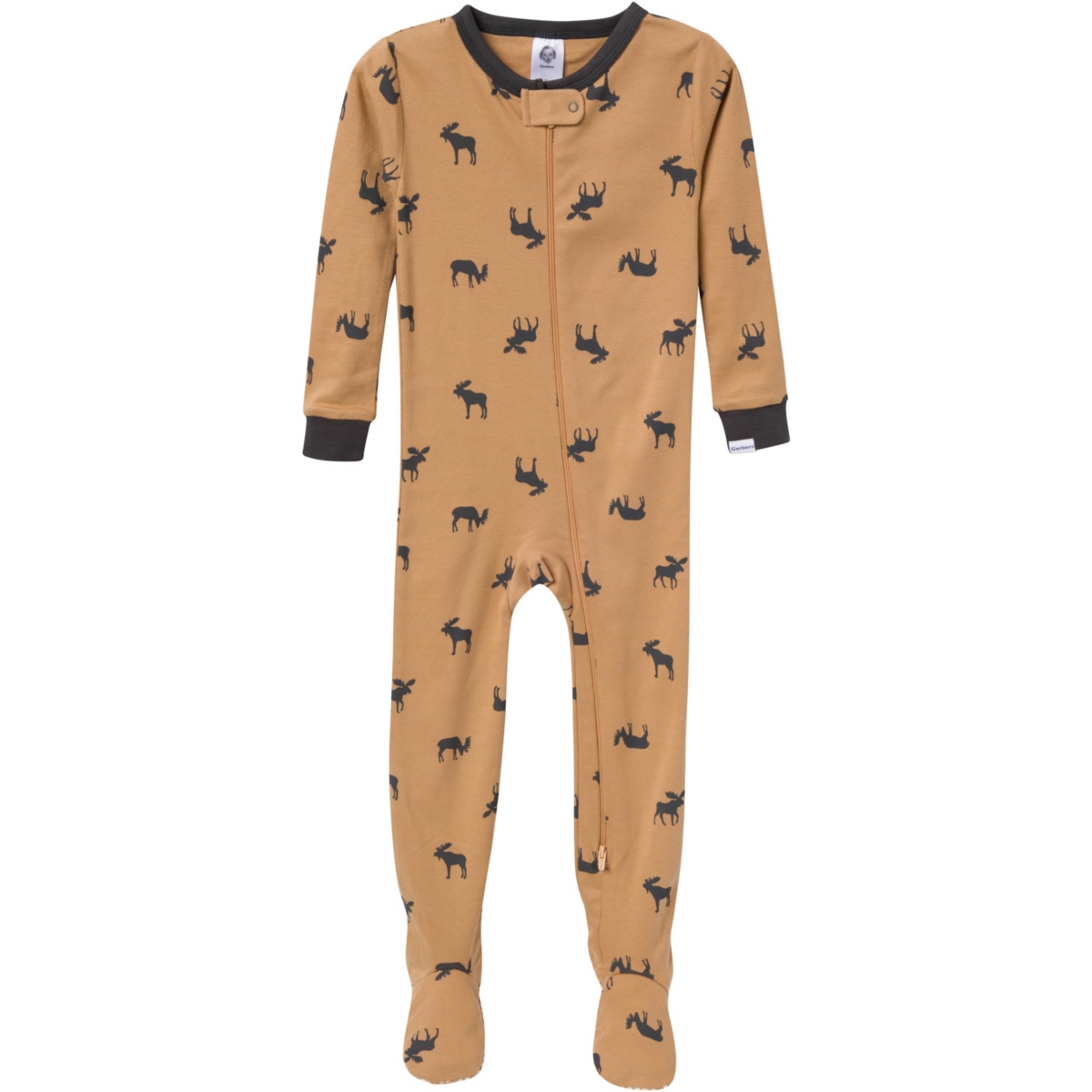 Gerber Toddler Boys Snug Fit Footed Pajamas, 4-Pack, Desert Animals
