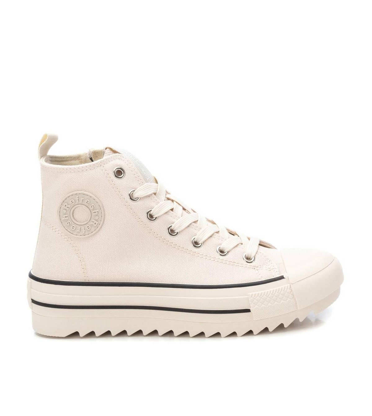 Women's Casual High Top Sneakers By Xti - White
