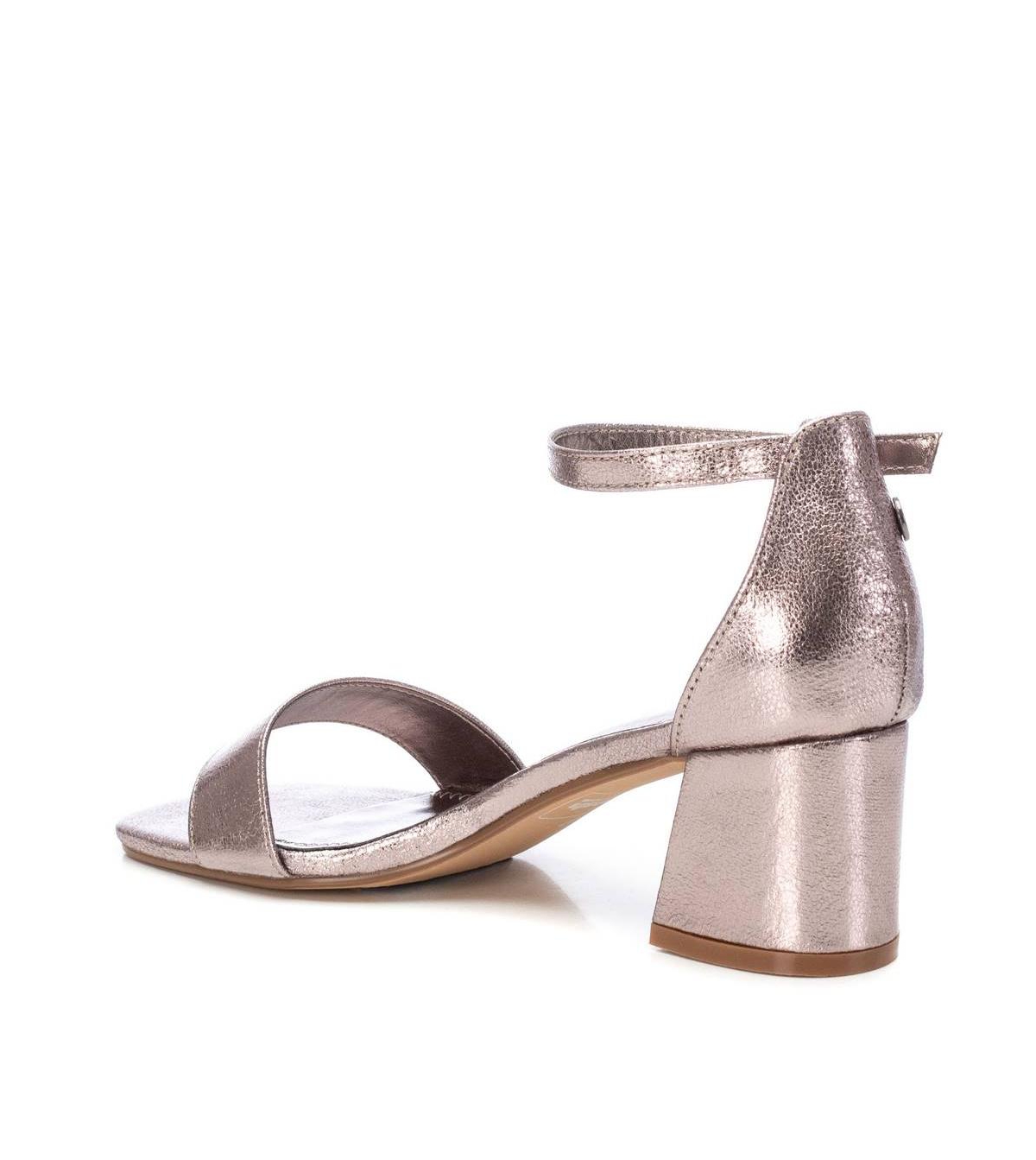 Xti Women's Heeled Metallic Sandals By