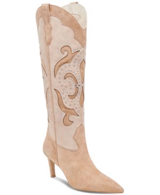 Dolce Vita - Women's Finley Studded Tall Western Dress Boots