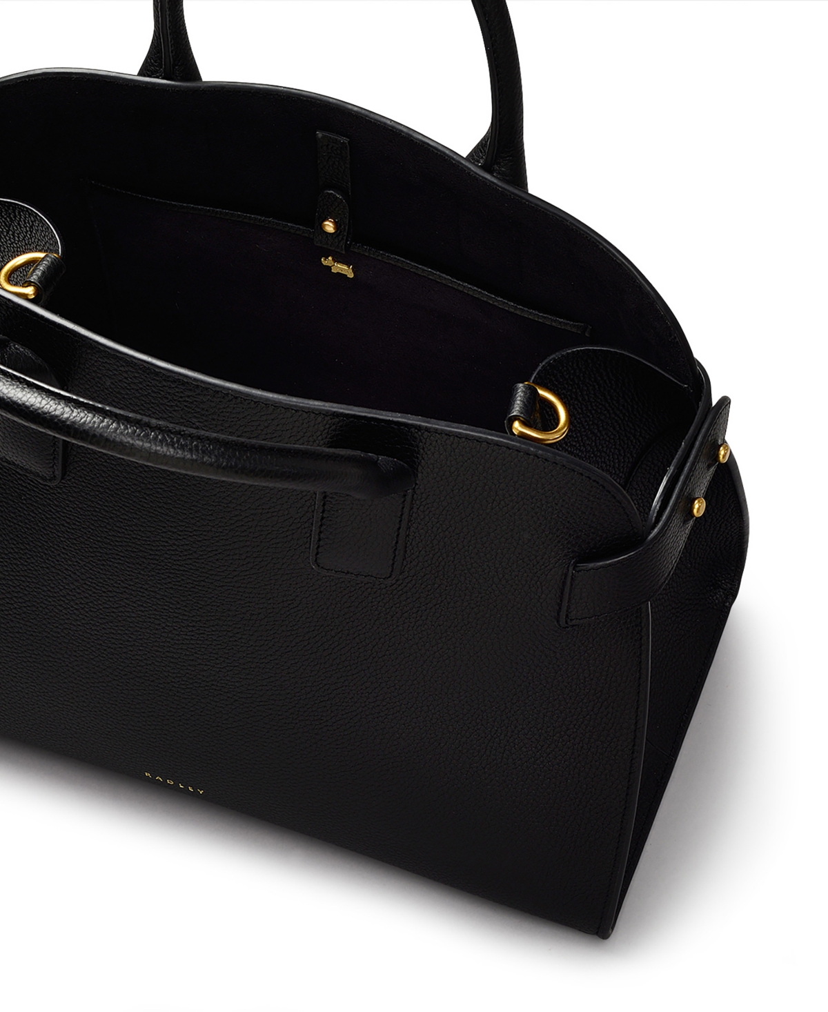 Radley London Rathbone Medium Open Top Satchel Bag In Black