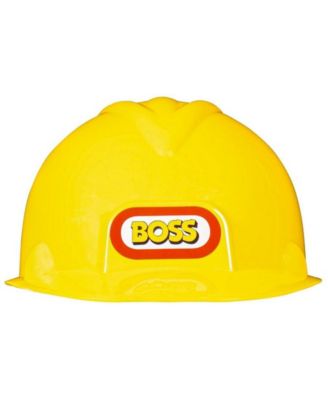 Kids Yellow Construction Hard Helmet Costume Piece
