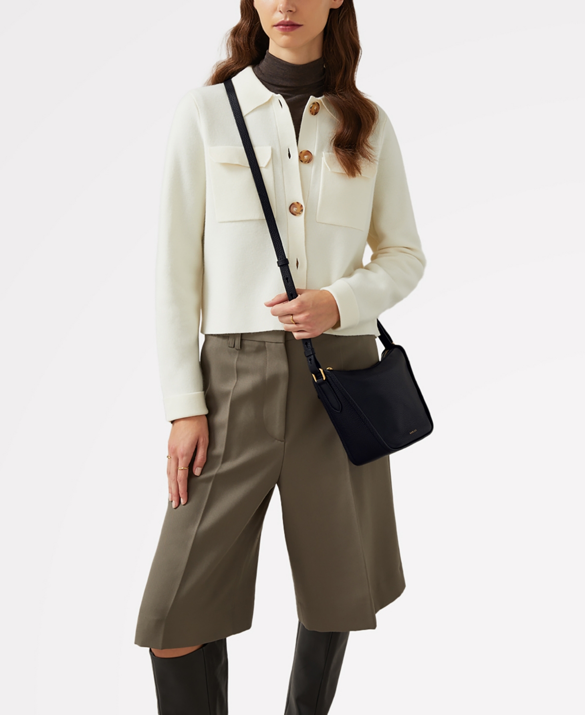 Radley London Oak Street Small Zip-Top Crossbody - Dark Olive | Smart Closet