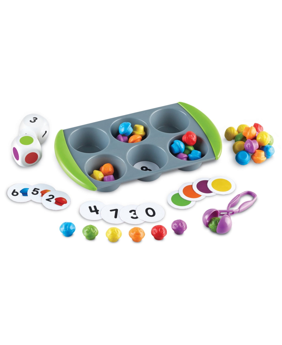 Learning Resources Mini Muffin Match Up Math Activity Set In Multi