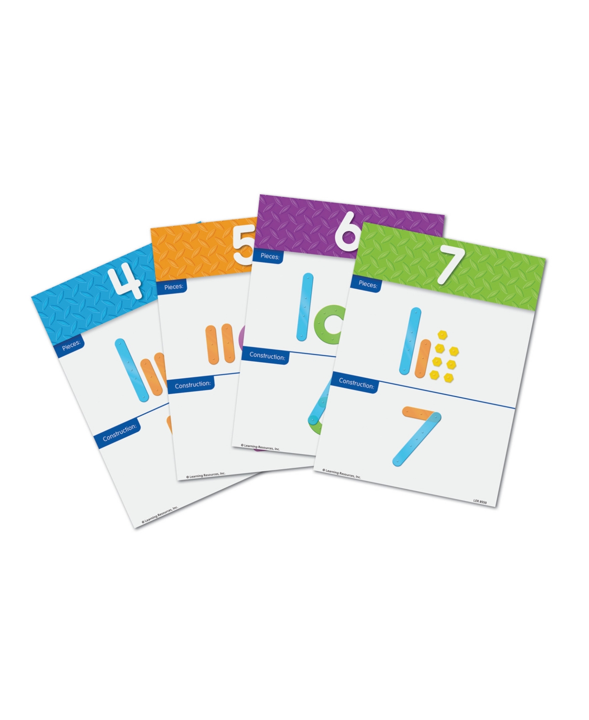 Learning Resources Number Construction Activity Set In Multi