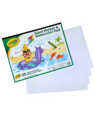 Giant Marker Watercolor Pad, Pack of 6