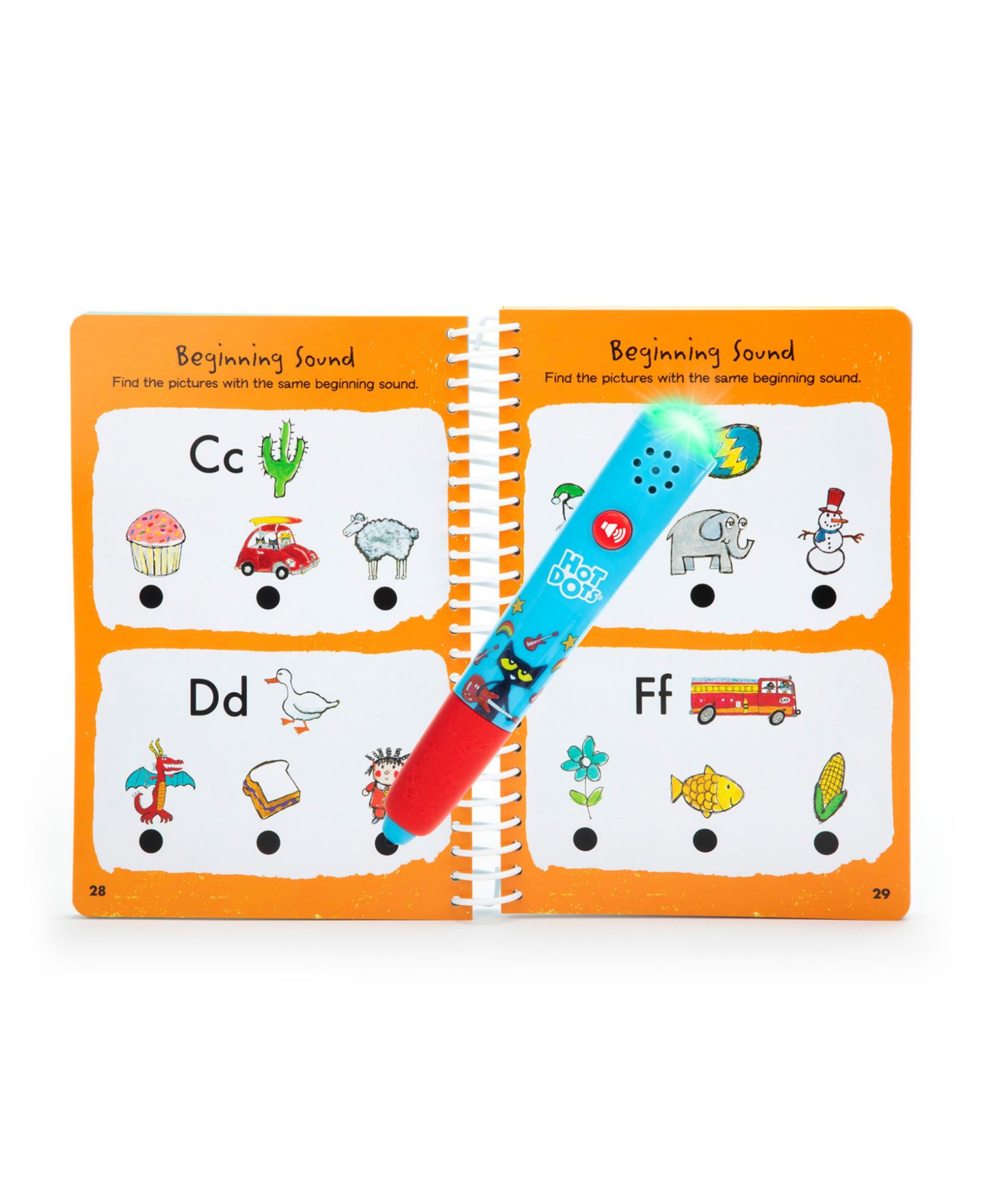 Детская игрушка Educational Insights Pete the Cat Interactive Reading and Math Activity Book, Ages 4+ — фото 3