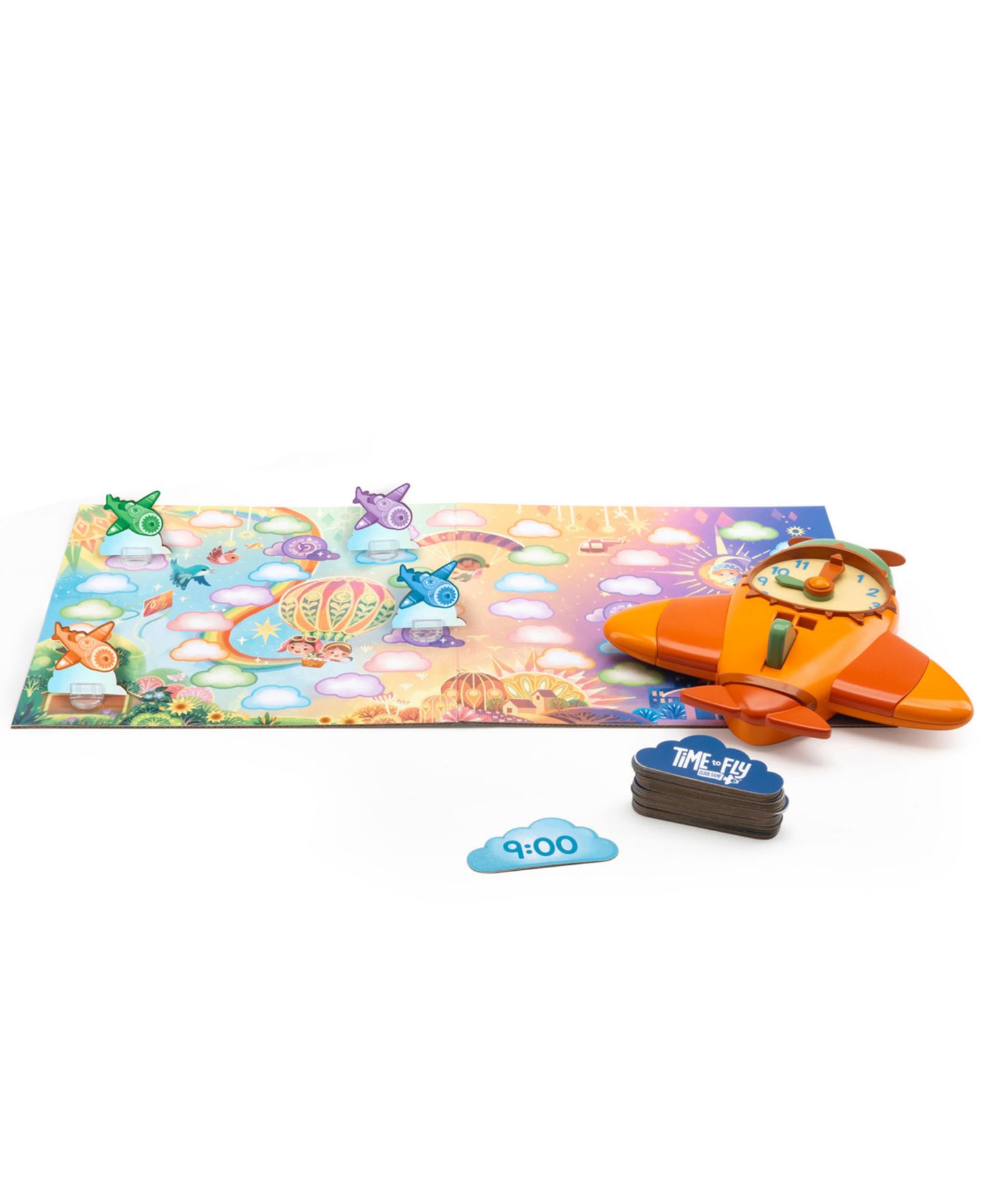 Детская настольная игра Educational Insights Time to Fly Time-Telling Board Game, Ages 4+ — фото 3