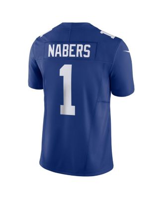 Men's Malik Nabers Royal New York Giants Vapor F.U.S.E. Limited Jersey