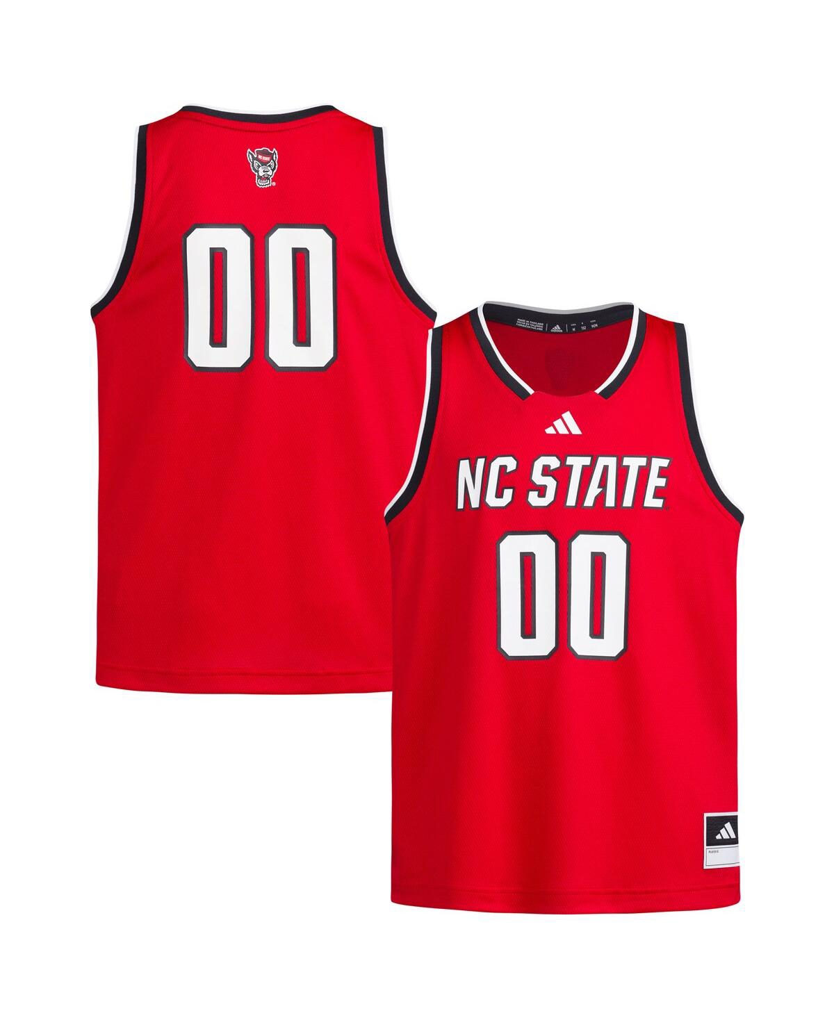 Adidas Big Boys and Girls 00 Red Nc State Wolfpack Swingman Jersey