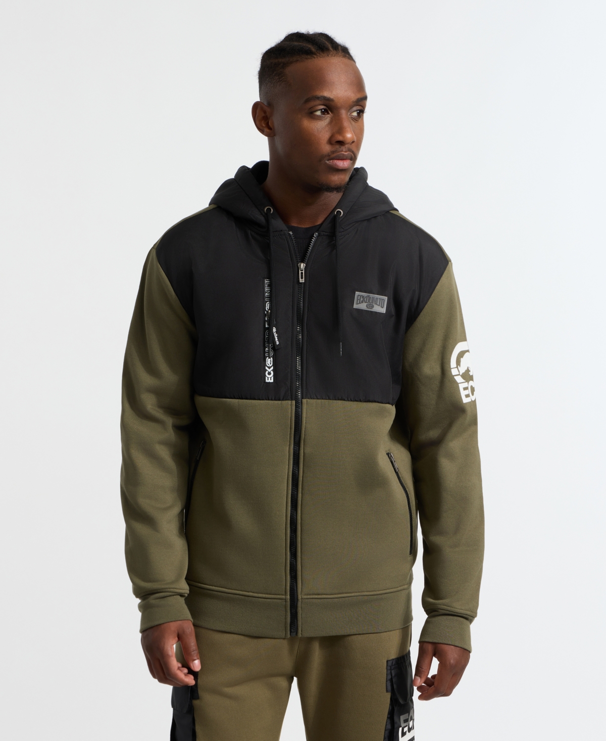 Men's Chisel Zip Up Hoodie - True Red