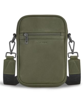Onyx Vertical Leather Cross Body