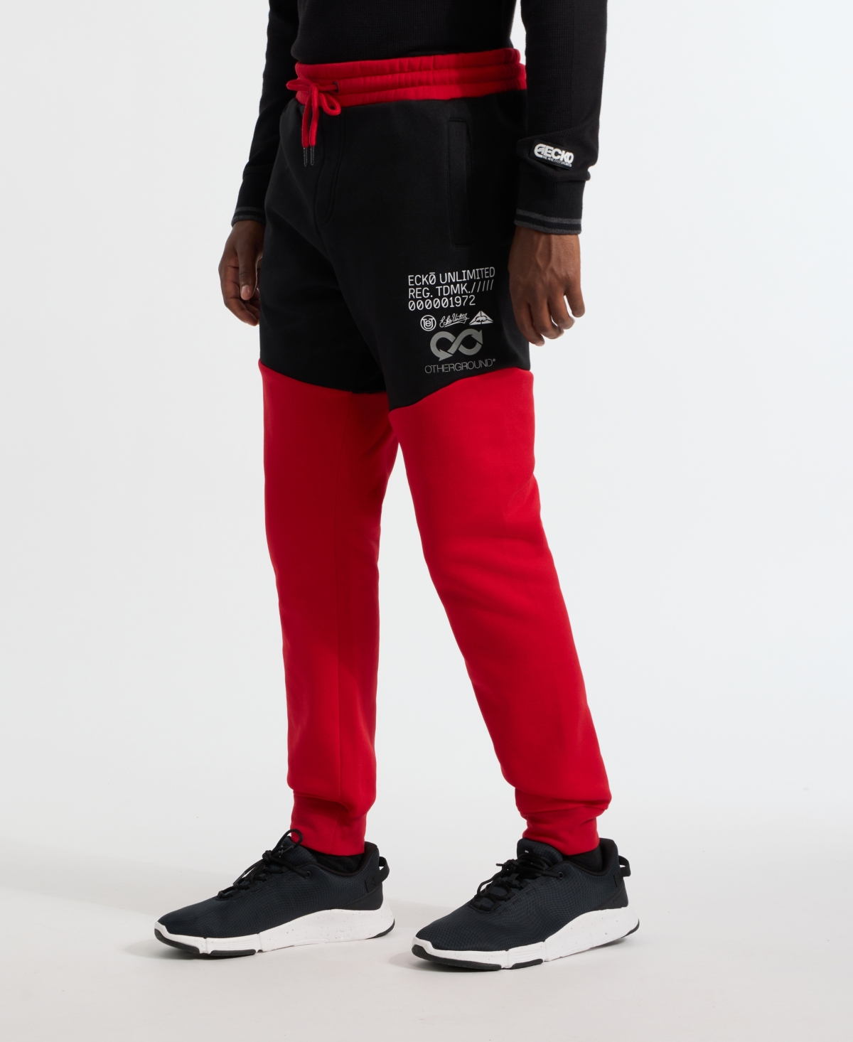 Ecko Unltd Men's Prosperous Jogger In True Red,black