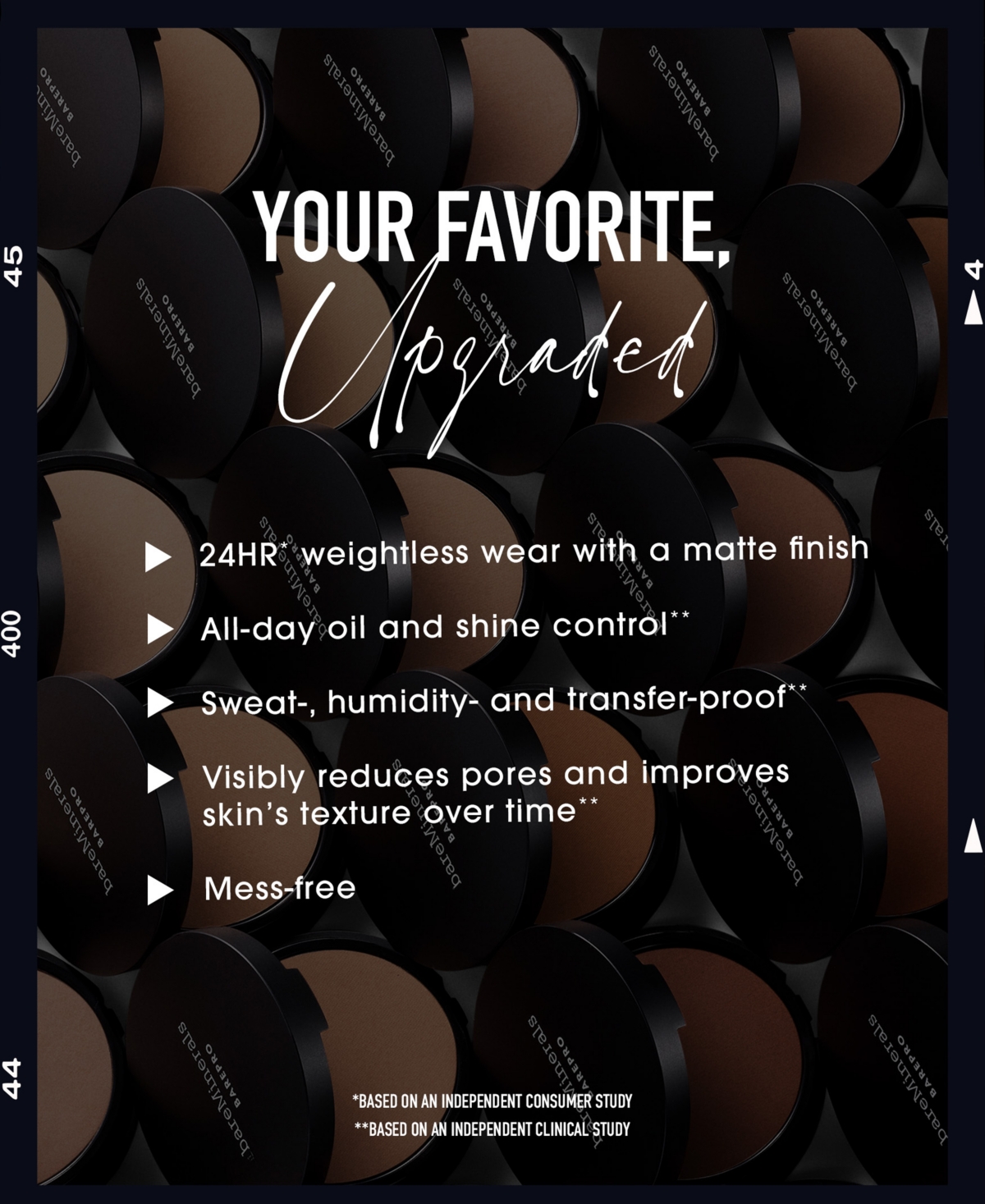 Bareminerals Barepro 24hr Skin Perfecting Talc-free Matte Powder Foundation In Medium Deep 45 Cool