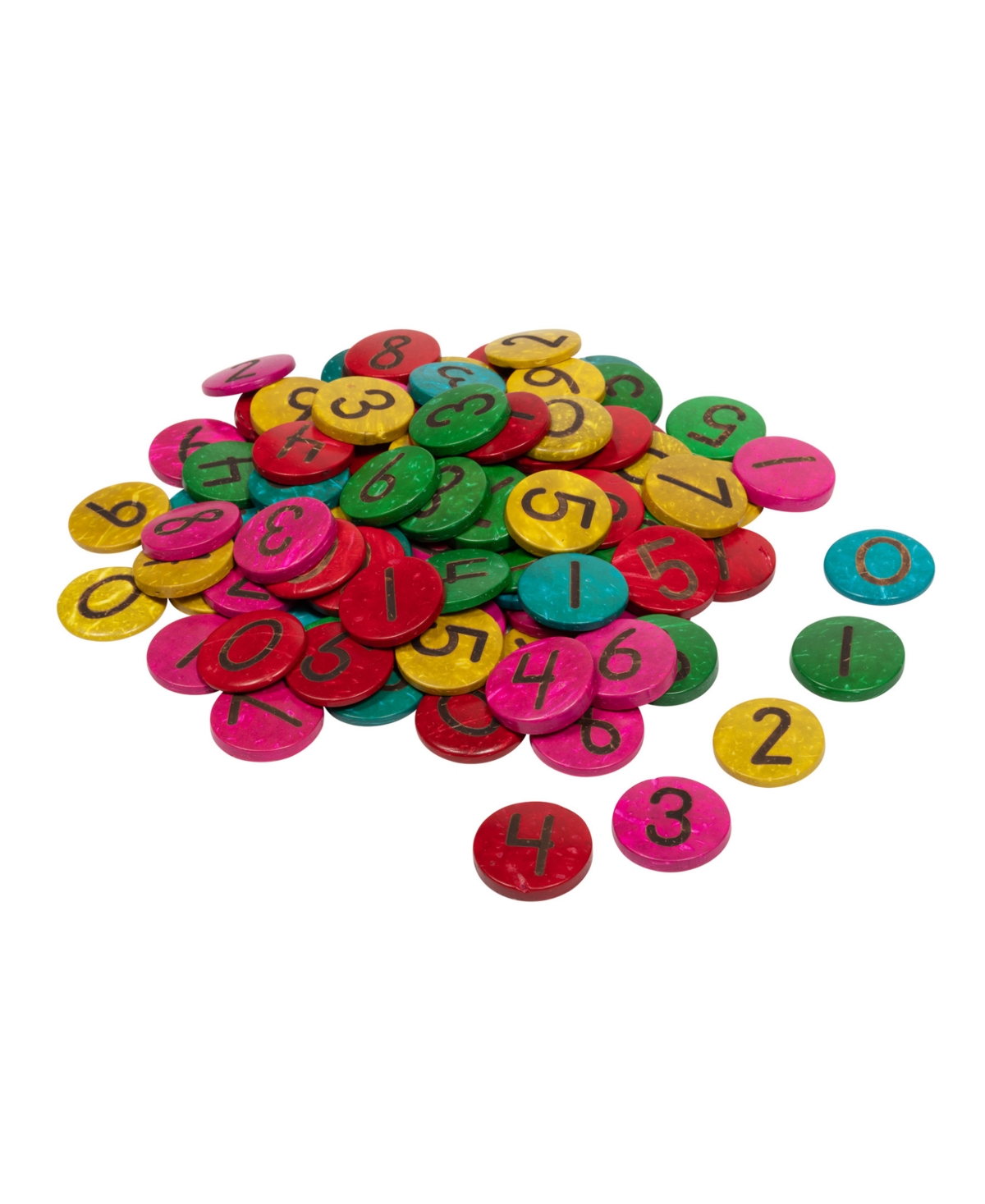 Ready 2 Learn Coconut Numbers, Set Of 100 In Assorted