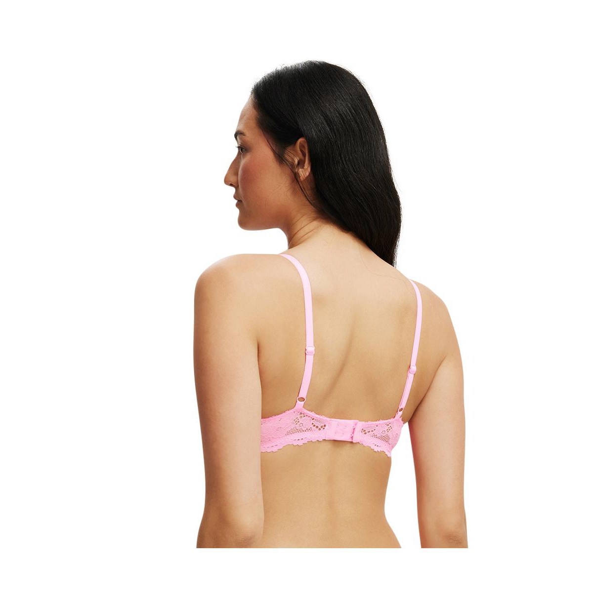 Cotton On Women's Everyday Lace Lightly Lined Bra